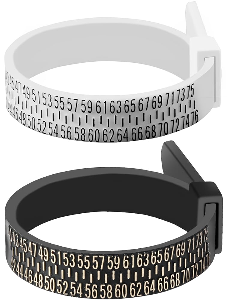 Ringgrößenmesser 41-76 EU Größe Messen Fingerumfang Bestimmen Ringgröße für Europa