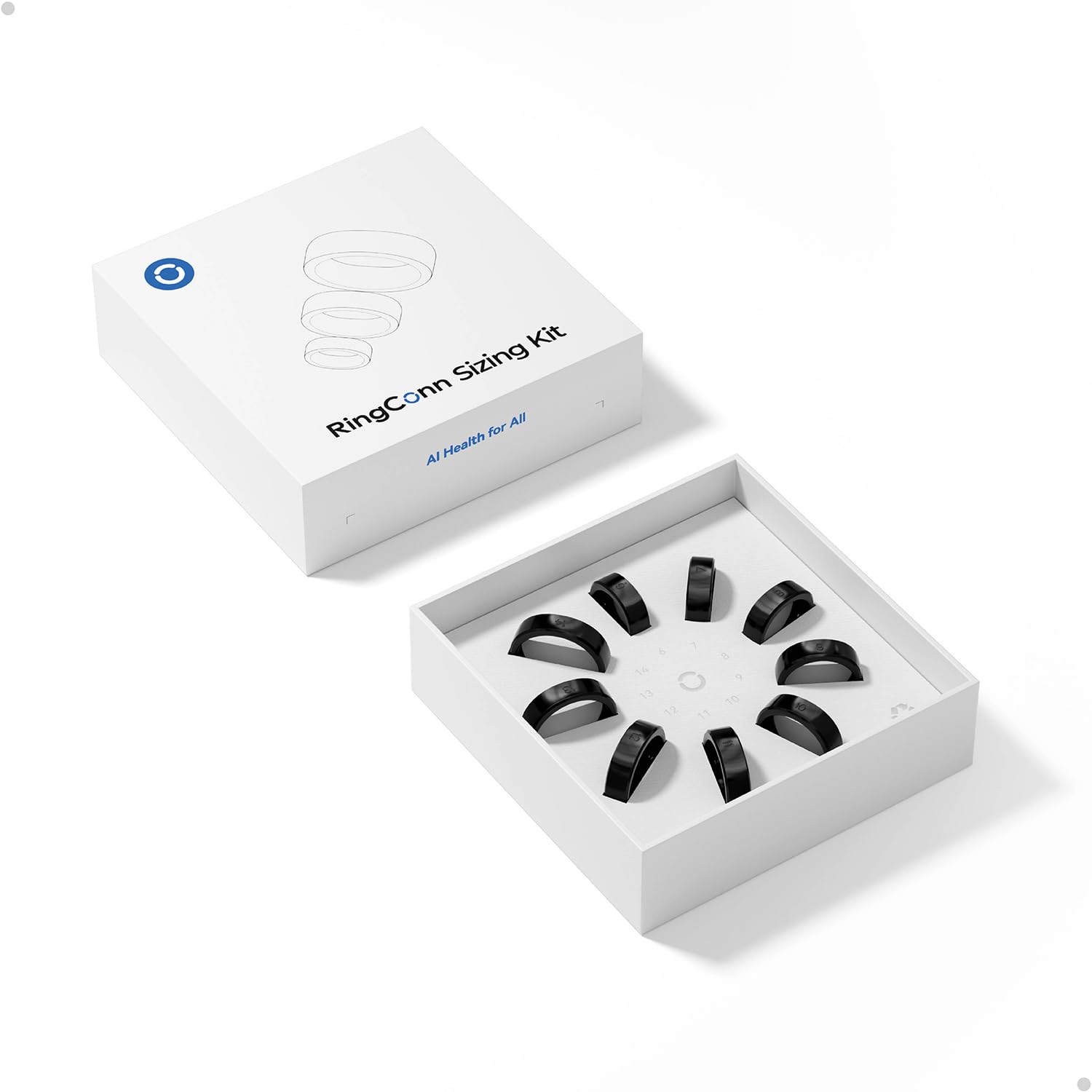 RingConn Gen 2 Smart Ring Sizing Kit – Finden Sie die perfekte Größe – für Damen und Herren – zur Vorbestellung Verfügba