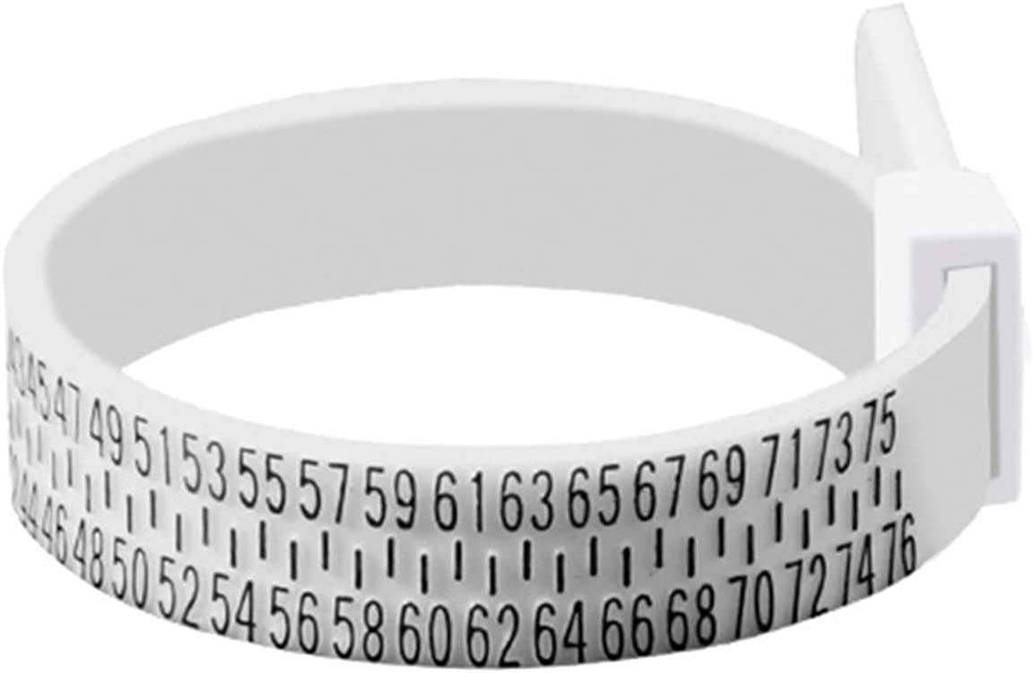  ** Generic Ring Sizer Messset - Wiederverwertbares Messgerät für Schmuckgrößen US 1-17 / UK 41-76 / AZ**
| ** Ring Size