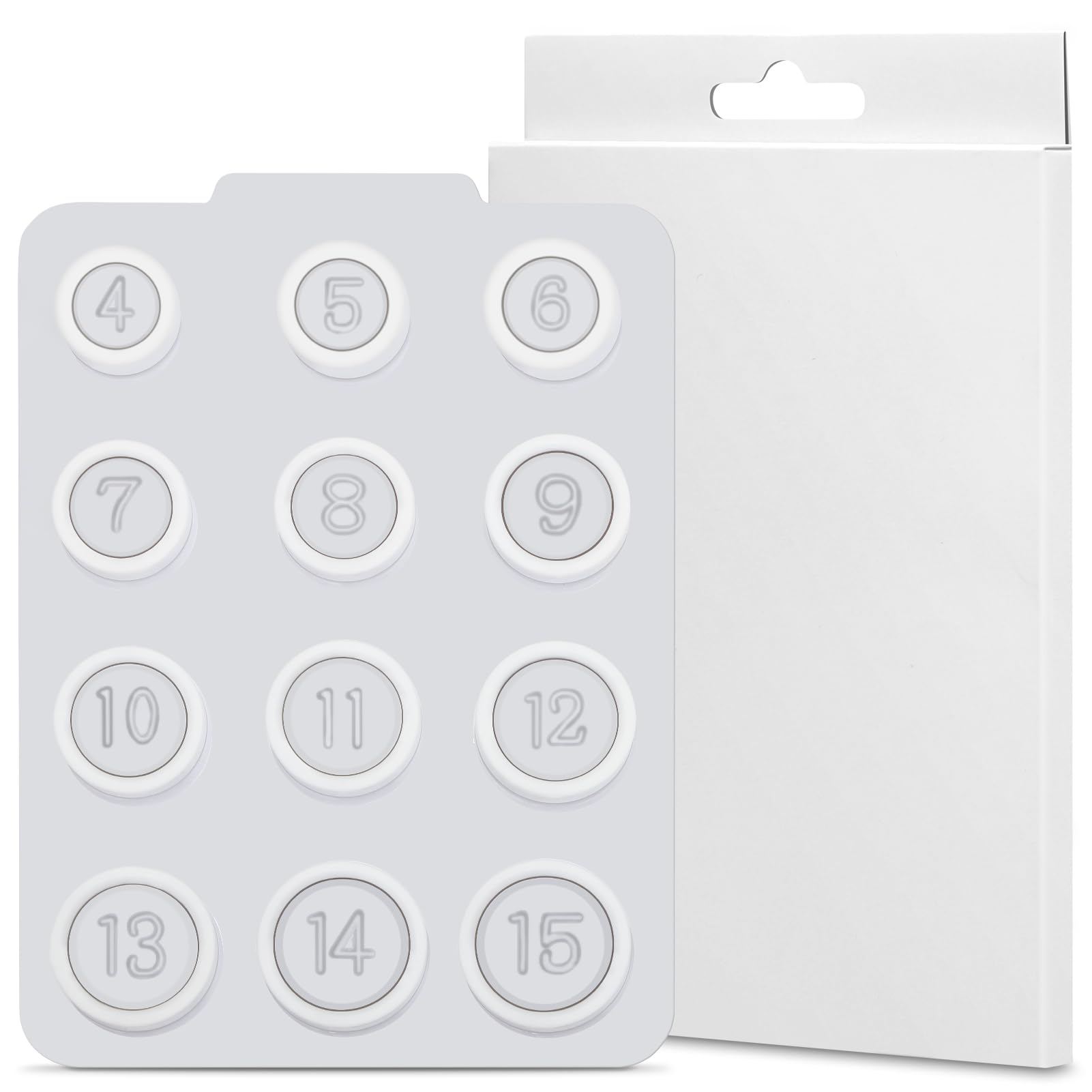 Smart Ring Sizing Kit Oura Ring Kompatibel - Genauige Größe für Oura Ring 4 - Spezielle Messung 4/5/6 (Weiß)  
Smart Rin