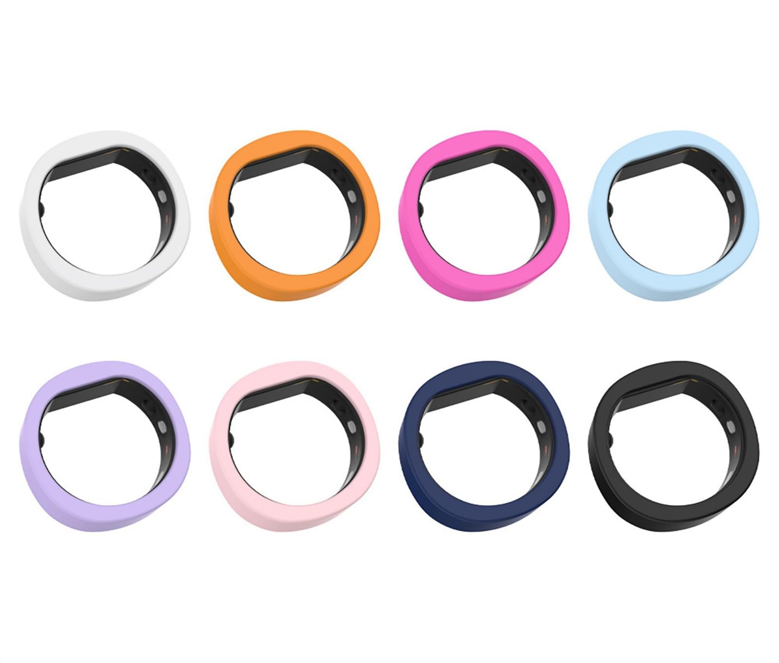 GIOPUEY RingConn Gen2 Hülle - Stoßfeste Silikon Schutzhülle - Kein Geruch - L 12/13/14 - 8 Color